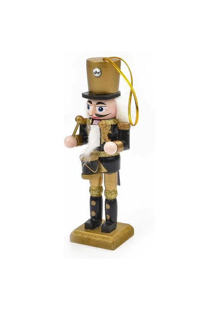 Soldado de Cascanueces de Madera con Purpurina De 13 Cm-4