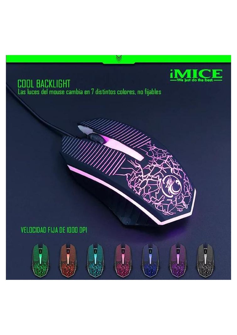 Kit Gamer Premium Imice Teclado + Mouse-2