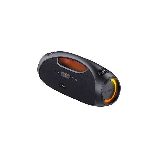 Parlante Aiwa Boombox AWS244BT AWS244BT portátil con bluetooth waterproof negra 220V-0
