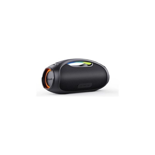 Parlante Aiwa Boombox AWS244BT AWS244BT portátil con bluetooth waterproof negra 220V-3