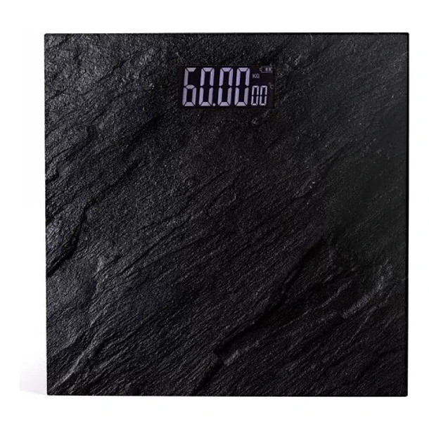 Balanza De Baño Báscula Digital Led Hasta 180kg Color Negro-4
