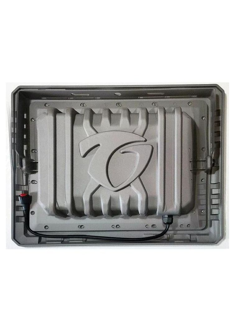 Foco Led Reflector Panel Solar + Control Remoto 200w Jortan Carcasa-5