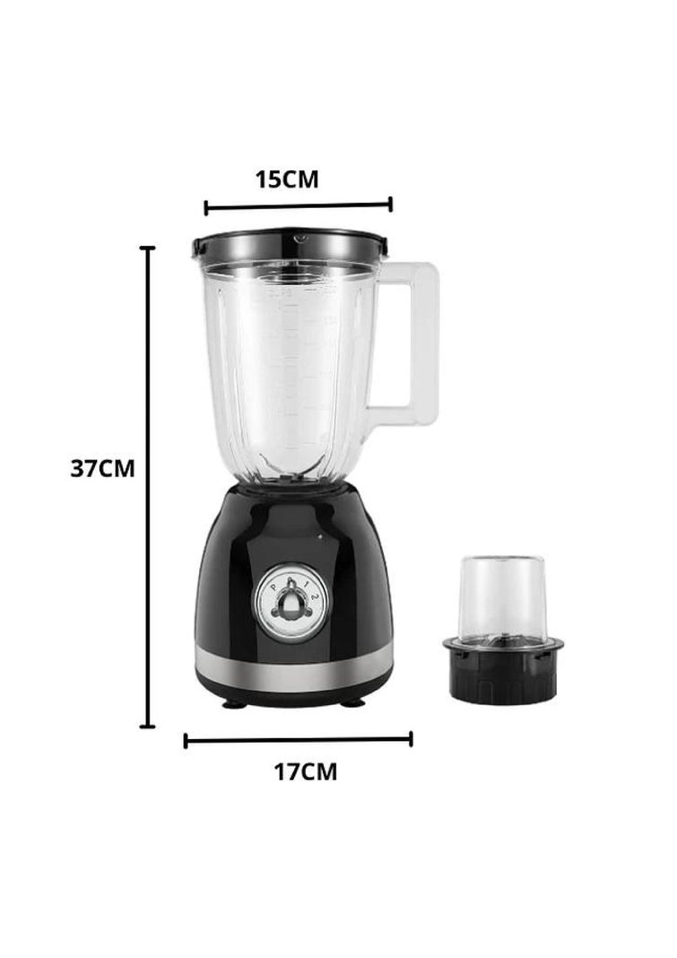 Licuadora Y Molinillo De Vidrio 2 En 1 Hoffmans Hm-2079 1000W 1.5L-1