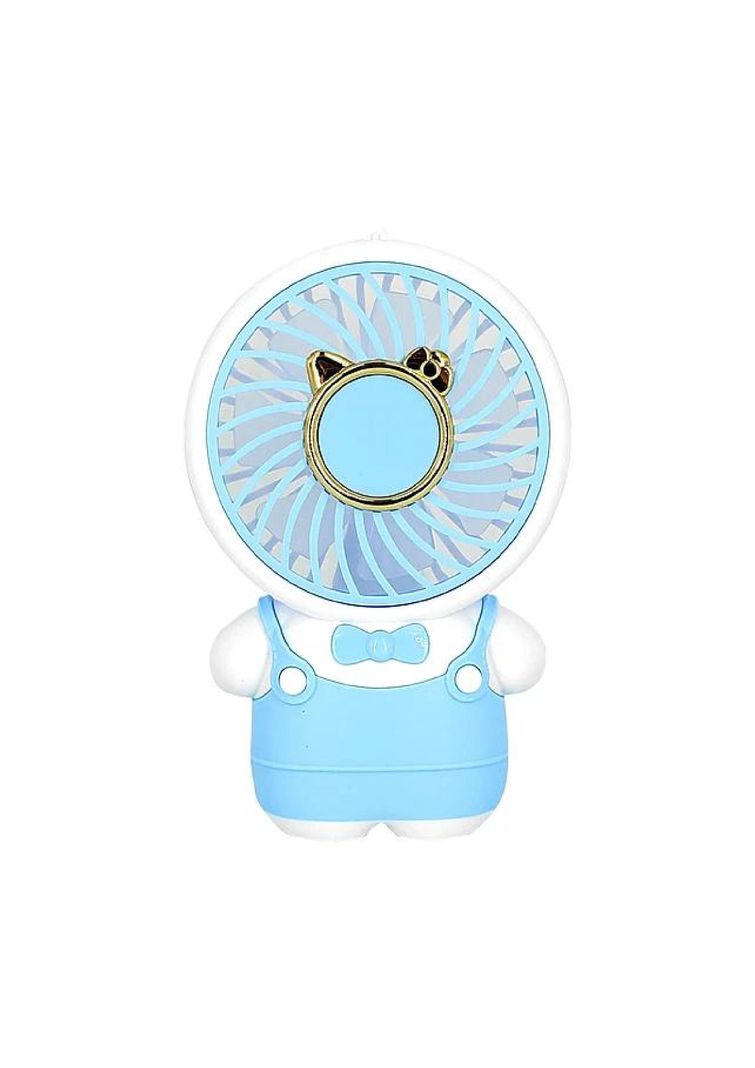 Mini Ventilador Recargable Con Diseño De Animalitos y Vestimenta-4