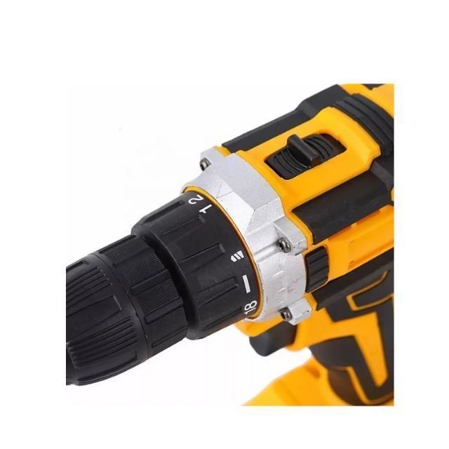 Taladro Destornillador Inalámbrico Con Kit Herramientas 28w Color Amarillo Frecuencia 59-80-3