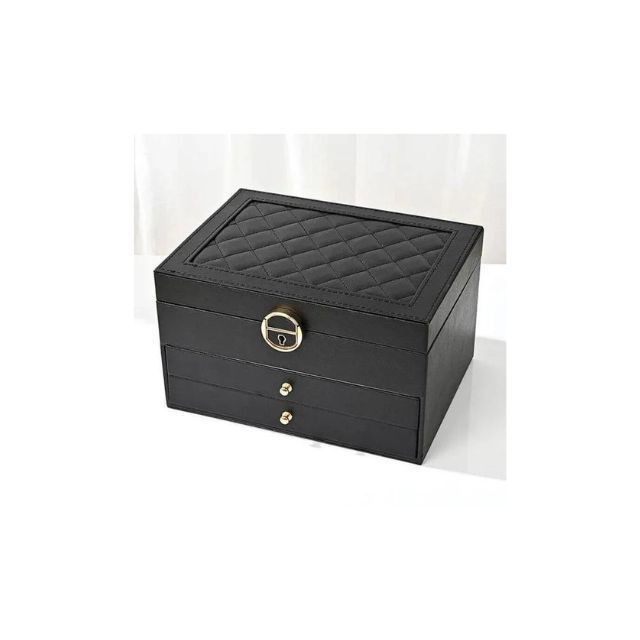 Joyero Caja De Joya Dos Capas Tipo Maleta Organizador Joyas-2