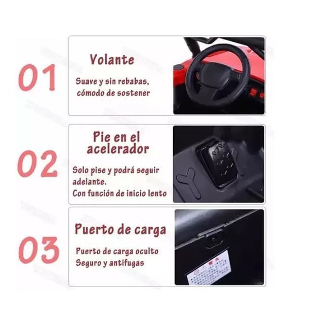 Cuatriciclo A Bateria Para Niños Con Control Remoto-1