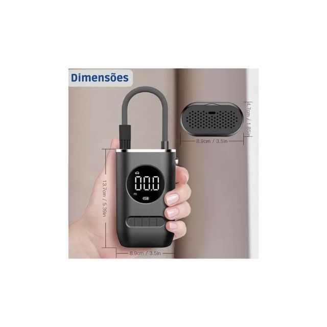 Compresor Inalámbrico Digital Neumático Bici-3