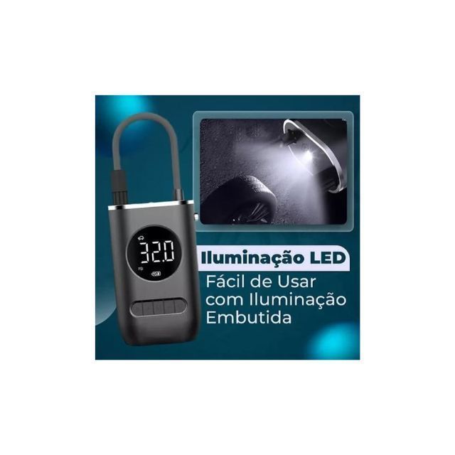Compresor Inalámbrico Digital Neumático Bici-5