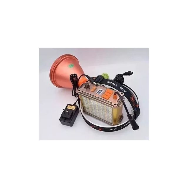 Foco Minero Recargable Led 1200w-2