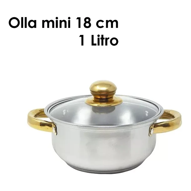 Juego De Ollas 12 Piezas Batería Acero Inoxidable-3