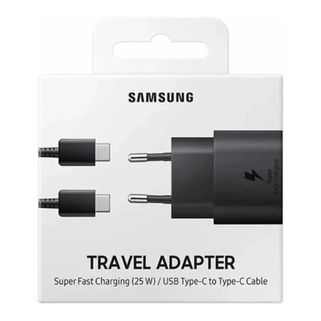Cargador Samsung Usb C 25W De Pared Carga Rápida-1