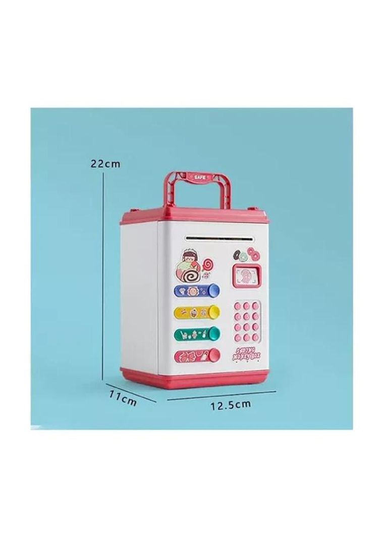 Alcancía Infantil Con Huella Clave Succión De Billetes-2