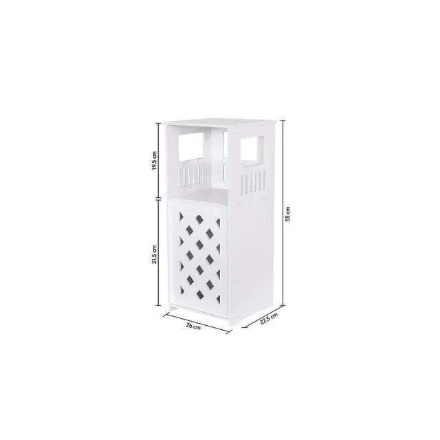Organizador Estante para Sala Multiusos Moderno Blanco K38-0