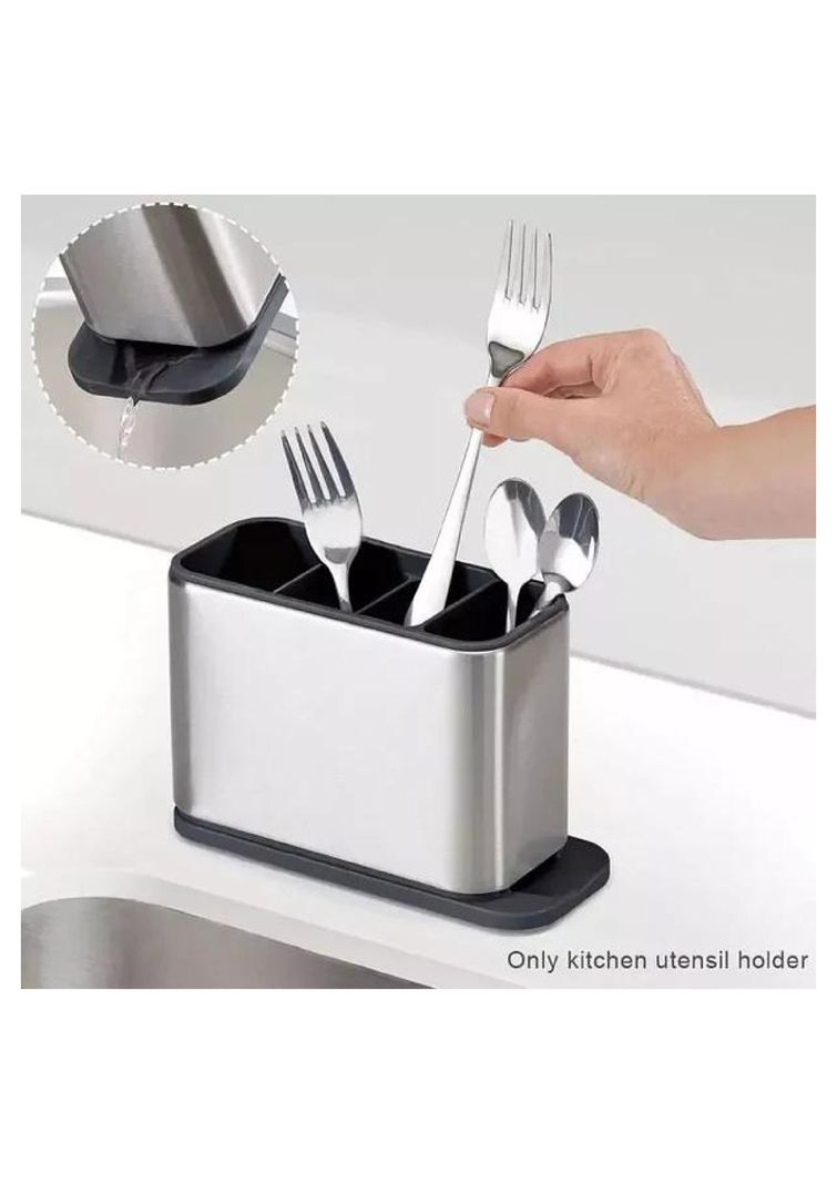 Escurridor De Cubiertos Utencilios Cocina Acero Inoxidable-1