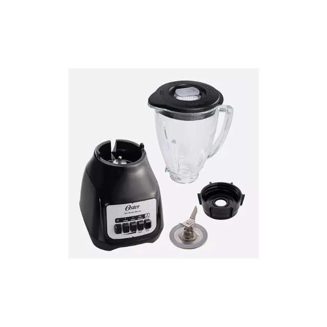 Licuadora Oster® 2 velocidades más pulso y vaso de vidrio BLSTKAGBPB-1