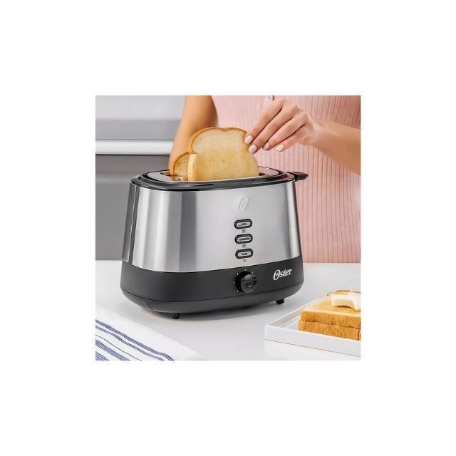Tostador Oster® 2 rebanadas en acero inoxidable TSSTTR500-1