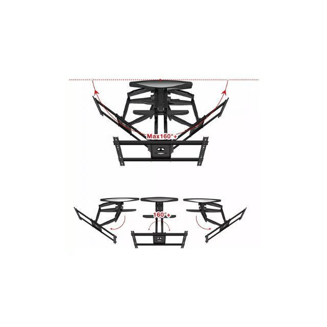 Brazo Articulado Base Tv Soporte Universal 55 A 85 Pulgadas-2