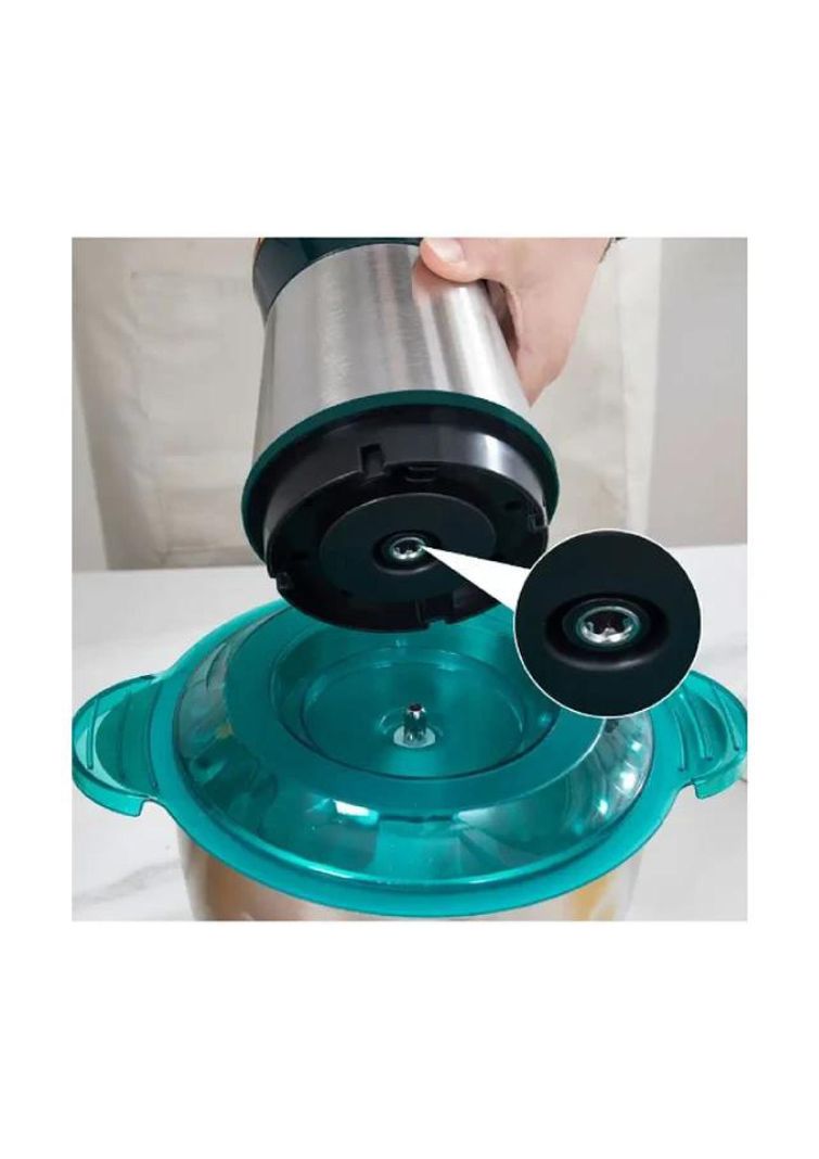 Procesador De Alimentos Hoffmans 2L De Acero Inoxidable y Bowl De Vidrio-1