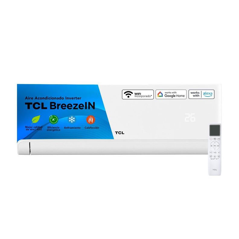 Aire Acondicionado Inverter TCL BreezeIN 9000 BTU WIFI-0