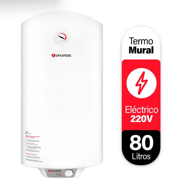 Termo Eléctrico 80 Litros Splendid Mural-0
