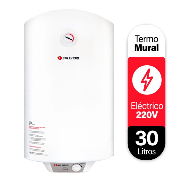 Termo Eléctrico 30 Litros Splendid Mural-0