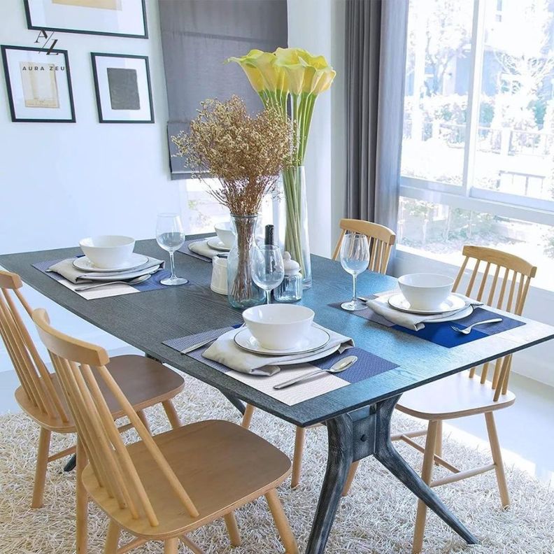 Set De 4 Individuales Para Mesa Mantel Impermeables Playa-6
