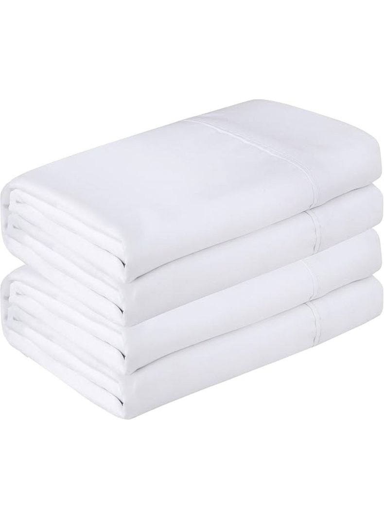 Sabanas Encimera1,5 Plazas Blanca Gris Ultra Suave Hilos Aura Zeus-1
