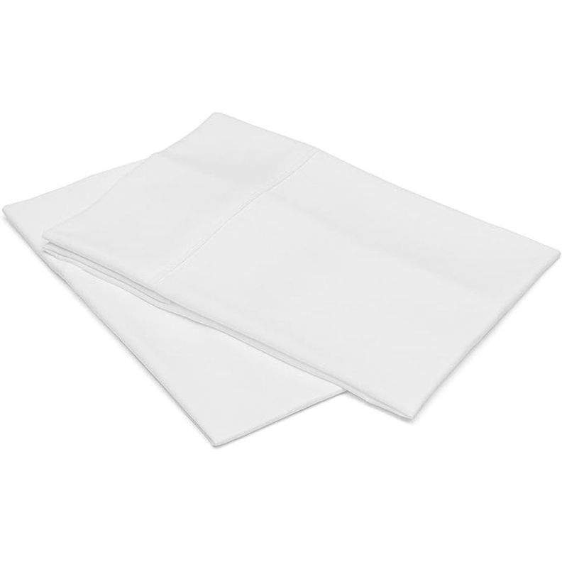 Set 2 Fundas De Almohada 50x70 Blanca Negra Gris Suave Aura Zeus-1