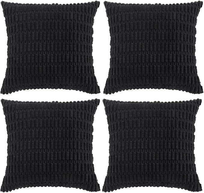 Funda De Cojin Set X2 Cama Sillon Suave 45 X 45 Cojin Textura-0
