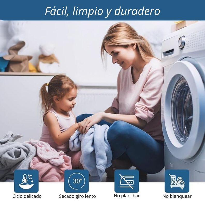 Cubre Colchon Impermeable Protector 2 Plazas Blanco Premium Aura Zeus-6