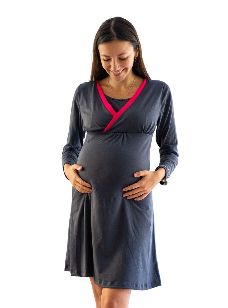 Camisola Maternal y Lactancia Ploma Invierno-0