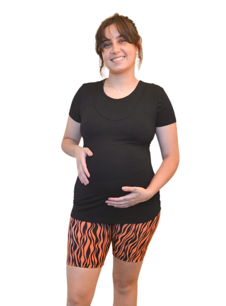 Biker Maternal Naranja-0