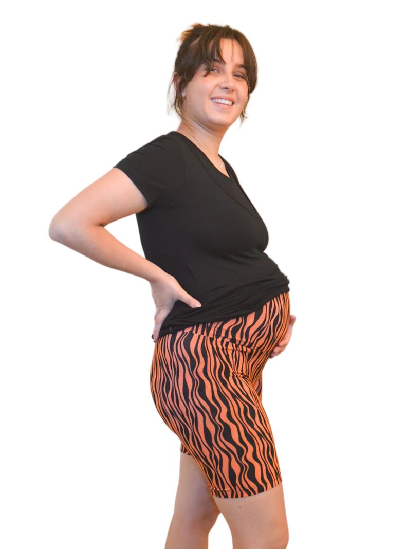 Biker Maternal Naranja-1