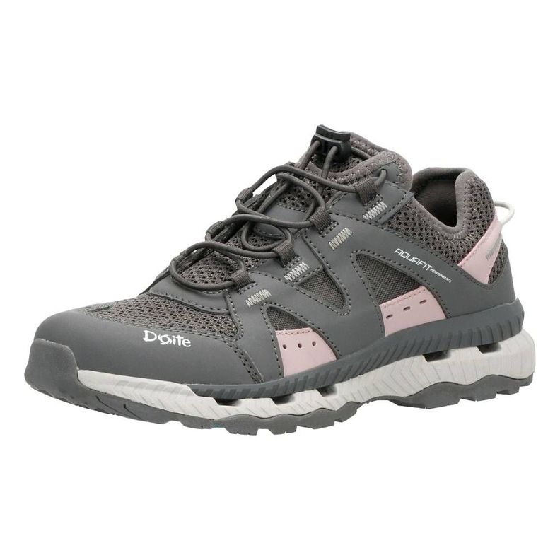 Zapatilla Outdoor Aqua Mujer Gris Doite-0