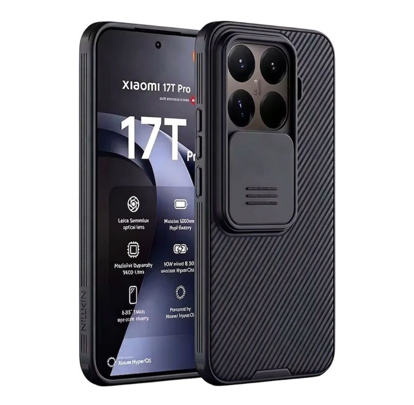 Carcasa Nillkin Camshield Pro Para Xiaomi 17t Pro Negro