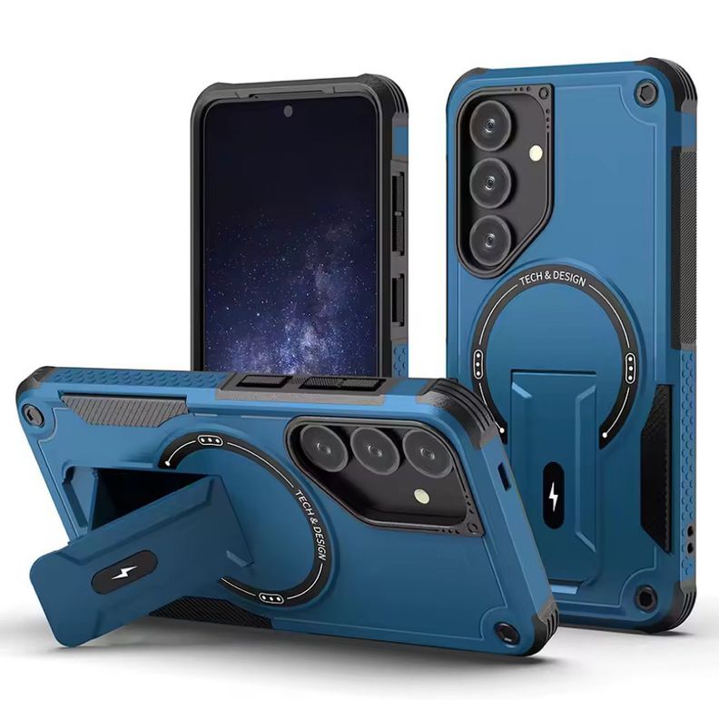 Carcasa Con Magsafe/soporte Para Samsung A56/A36 5G Azul