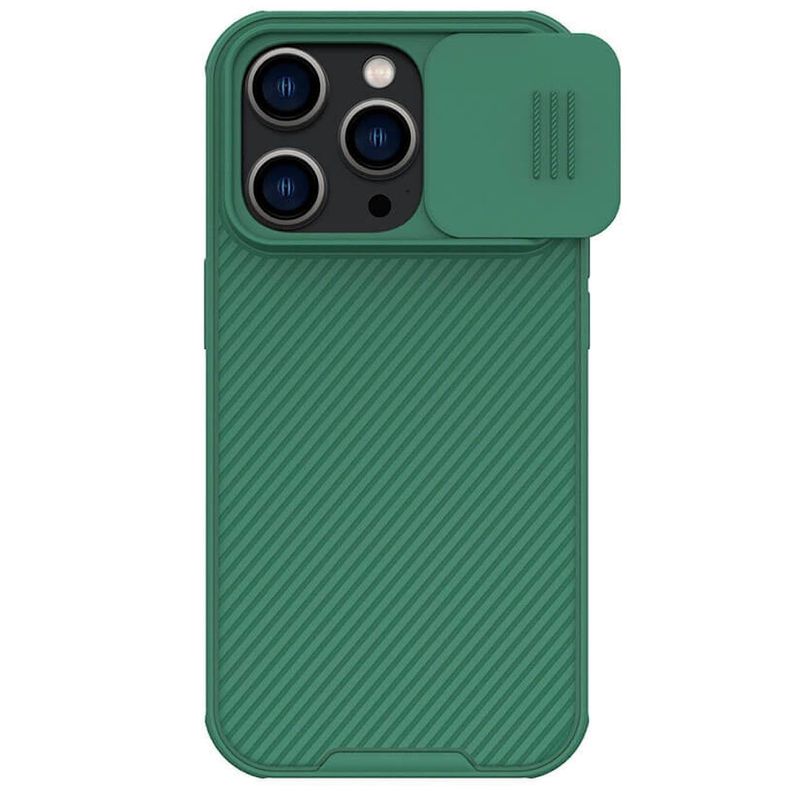 Carcasa Nillkin Camshield Pro Para iPhone 14 Pro-Verde-3