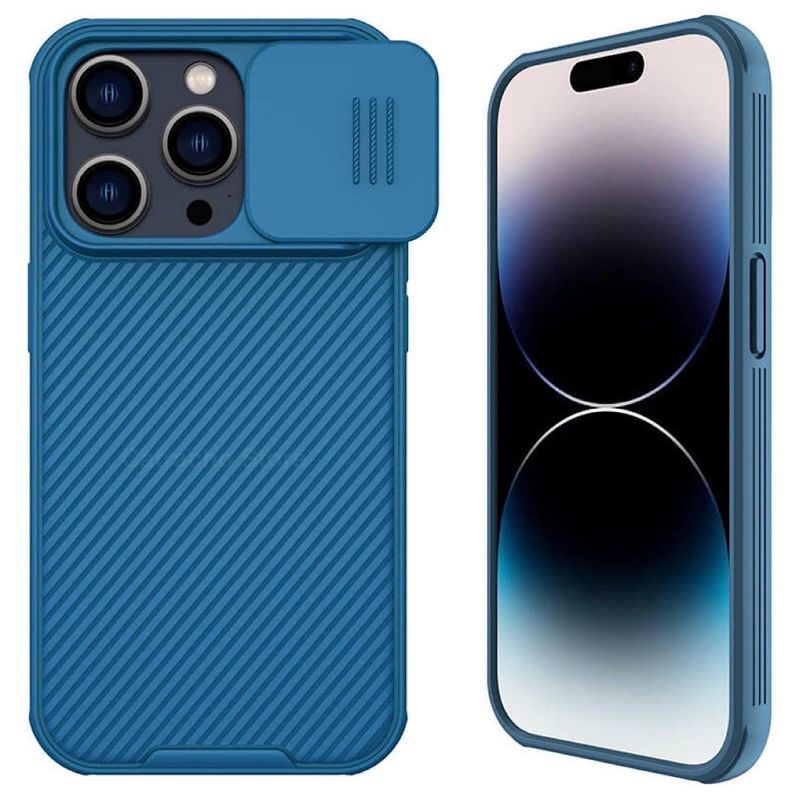 Carcasa Nillkin Camshield Pro Para iPhone 14 Pro-Azul-0
