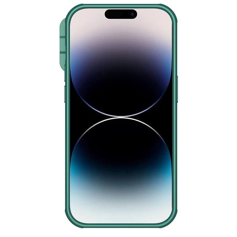 Carcasa Nillkin Camshield Pro Para iPhone 14 Pro Max-Verde-1