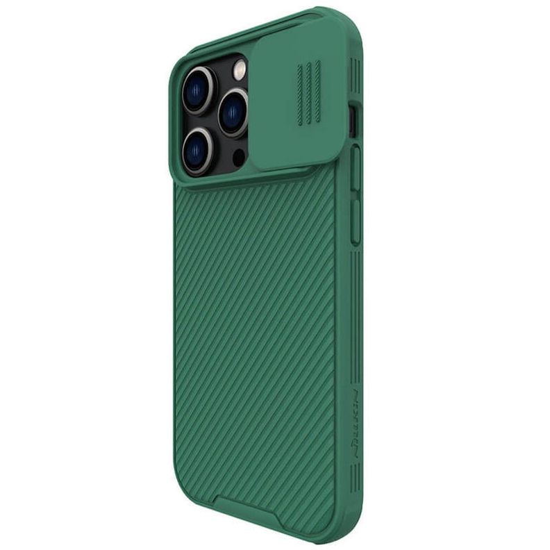 Carcasa Nillkin Camshield Pro Para iPhone 14 Pro Max-Verde-2