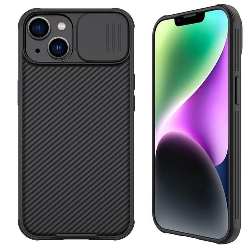 Carcasa Nillkin Camshield Pro Para iPhone 14 Normal-Negro-0