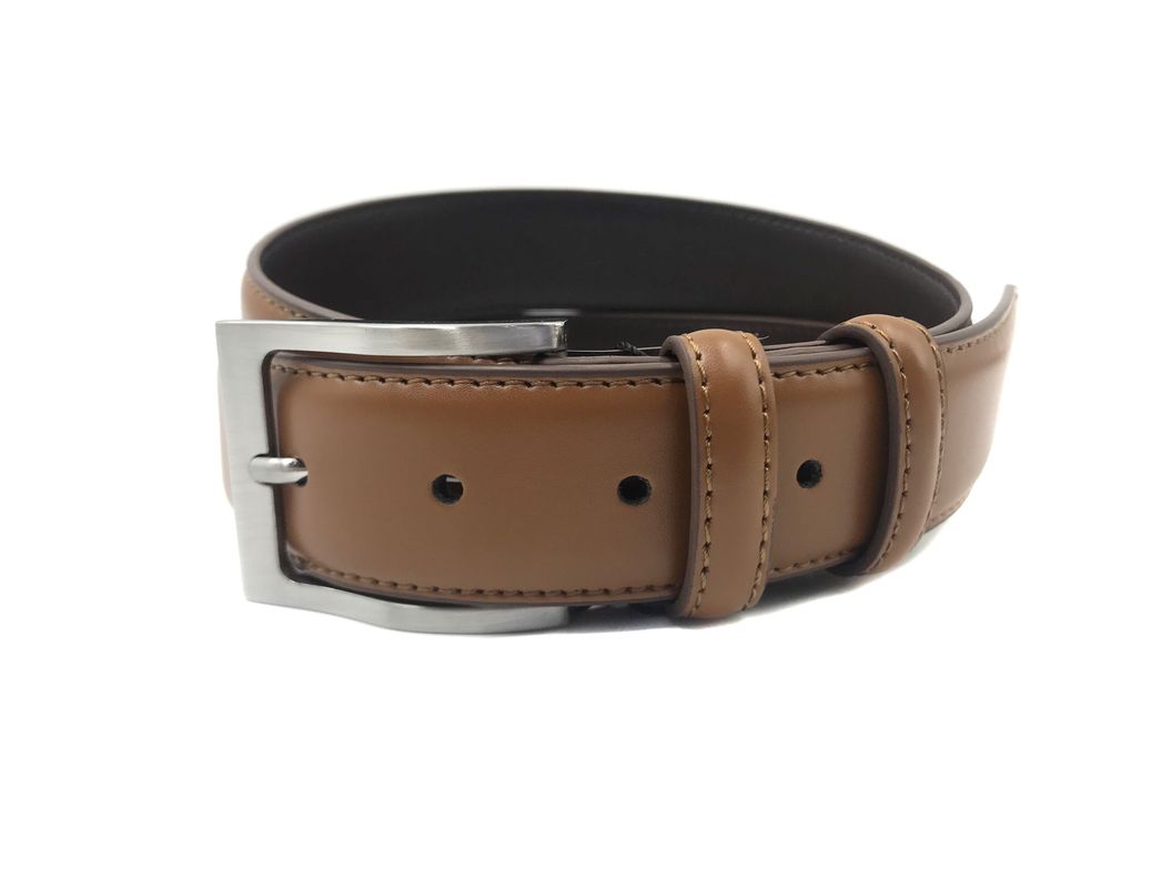 Cinturón Cuero Cognac 3,5 cm V5 Talla 115-0