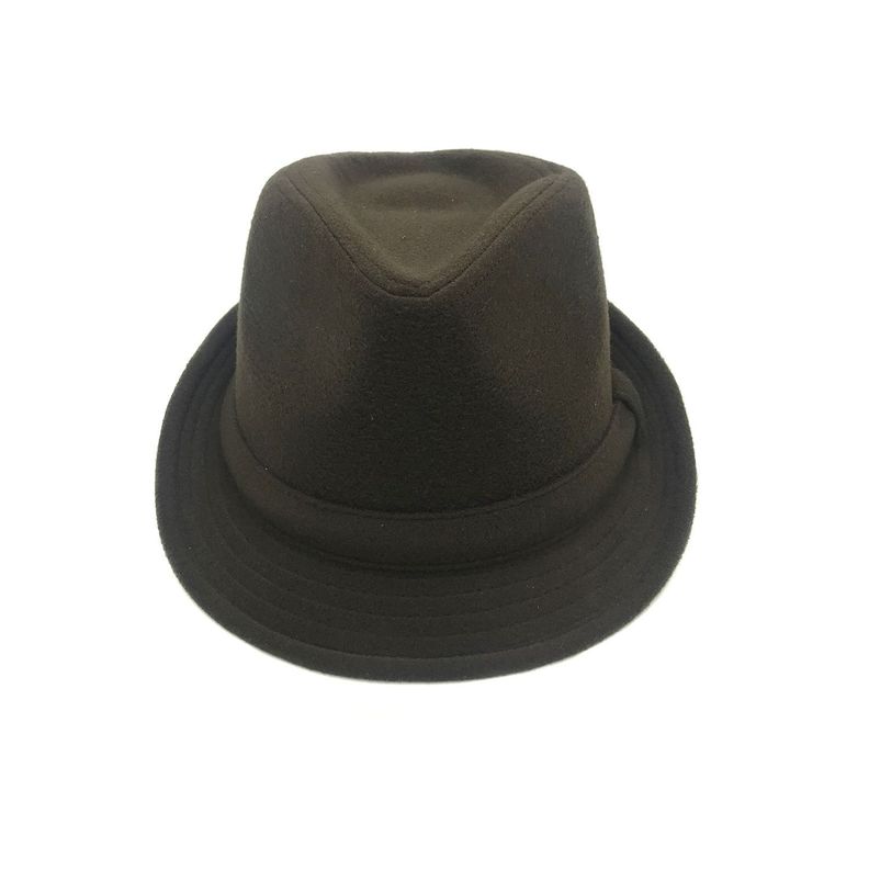 Sombrero Inglés Liso Café Inv Talla L-0