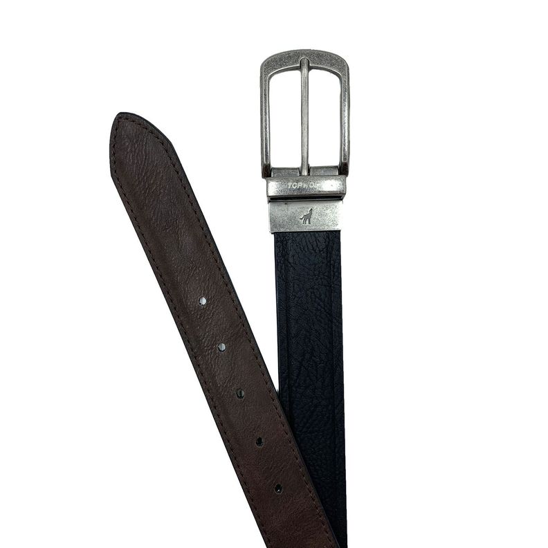 Cinturón Reversible Alemán Negro Café 3,5 cm Ref17 Talla 100-0