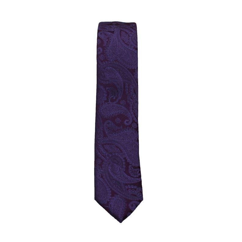 Corbata Microfibra Ameba 5cm Alaniz Morado-1