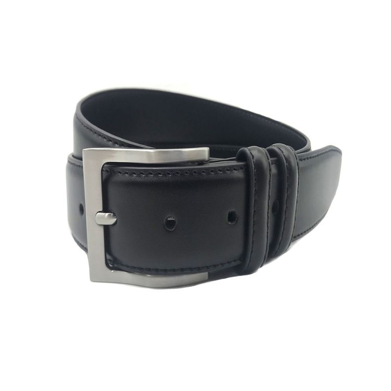 Cinturón Cuero Negro 3,5 cm V5 Talla 100-0