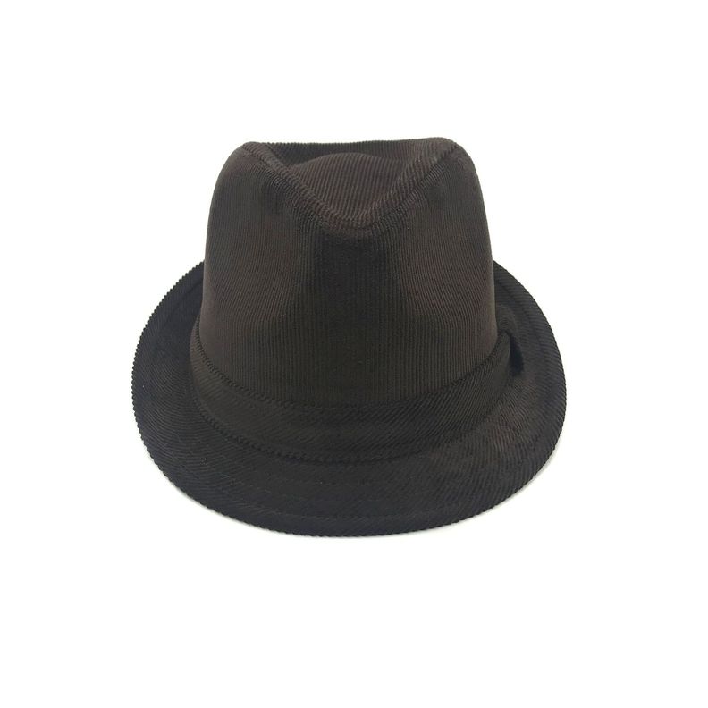 Sombrero Inglés Corduroy Café Talla M-0