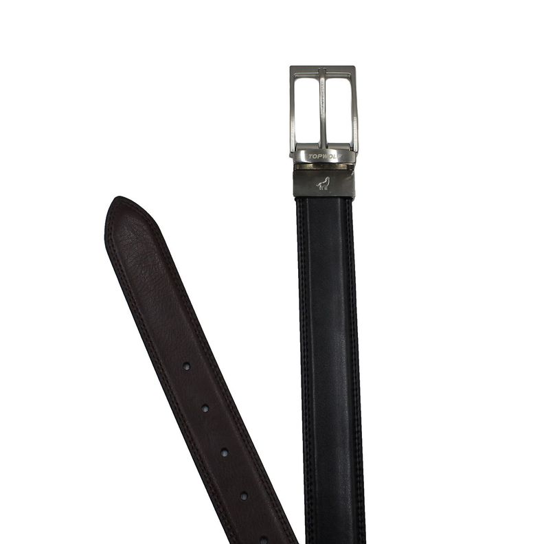 Cinturón Cuero Reversible Negro/Café Re3 Talla 100-1