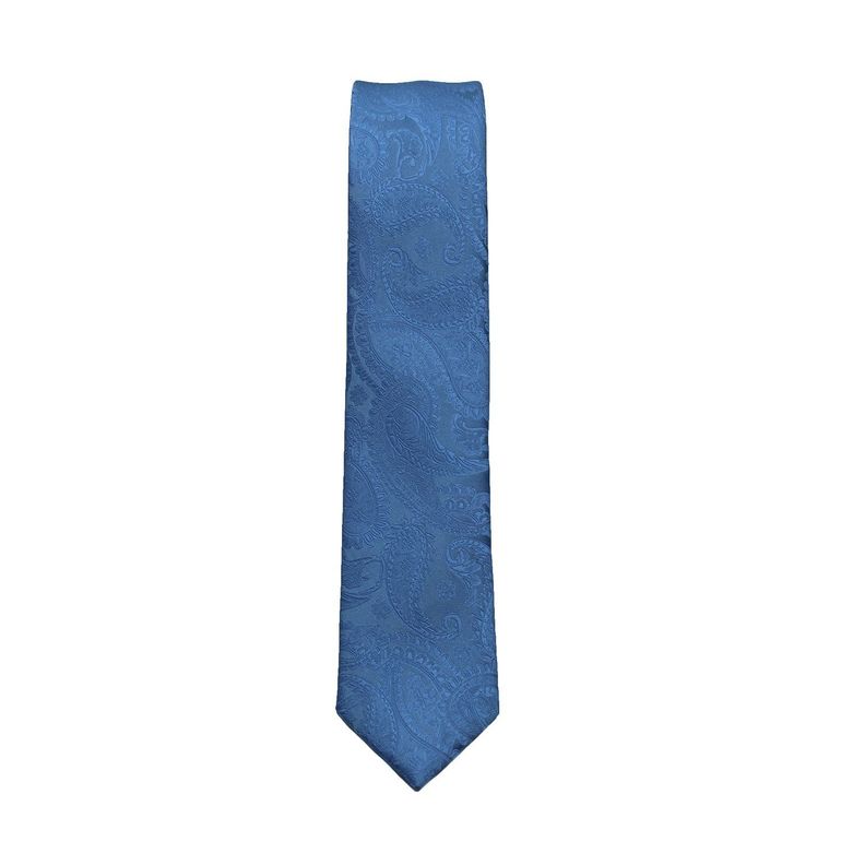 Corbata Microfibra Ameba 5cm Alaniz Celeste-1